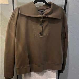 Banana Republic Button Sweatershirt